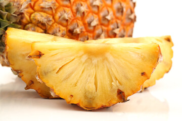 Pineapple on white background