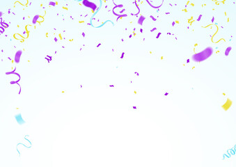 Fototapeta premium Vector Illustration of a Colorful Party Background holiday decorations, picturesque flags, pennants. for parties or celebrations