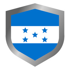 Honduras flag shield