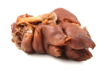 Sauce trotters on white background