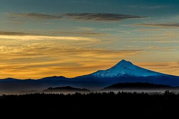 Mt. Hood Oregon at Sunrise