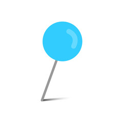 シンプルでフラットなマップピンのアイコン