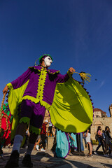 Carnaval Oaxaca persona morada.