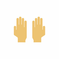 this is a praying hand icon