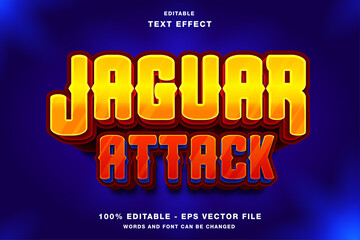 Jaguar Attack Game Logo Design