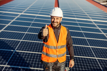 Approval for solar energy and sustainable lifestyle.