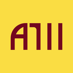 AM abstract logo