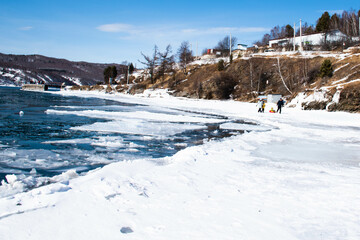 Fototapeta premium ski resort