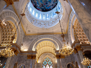 Paintings and Lights in St.Louis Marie de Montfort Church