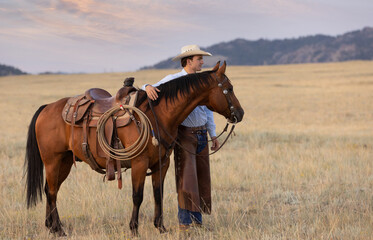 Fototapeta premium Wyoming Cowboy