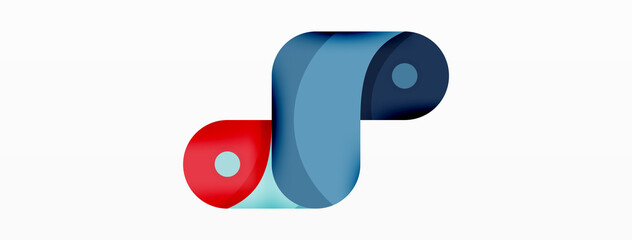 Creative geometric wallpaper. Trendy minimal abstract background. Techno business template for wallpaper, banner, background or landing