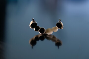 Metal Free Ceramic Dental Crowns. Ceramic zirconium in final version. Staining and glazing. Precision design and high quality materials.