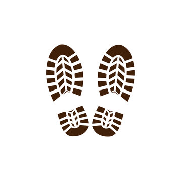 Modern shoe sole concept image, vector illustration