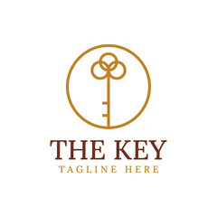 luxury key logo design