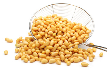 soybean isolated on white background