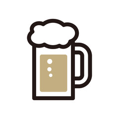 生ビール_カラーアイコン © smile