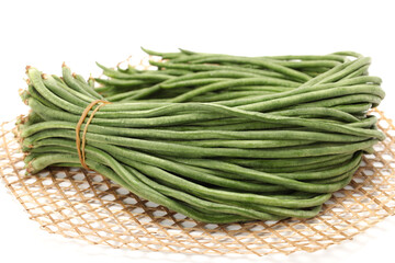 Cowpea on white background 