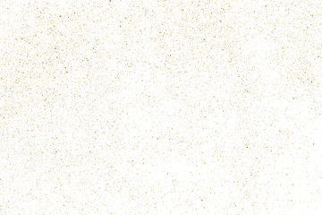 Gold Glitter Texture Isolated on White. Amber Particles Color. Celebratory Background. Golden Explosion of Confetti. Design Element. Digitally Generated Image. Vector Illustration, EPS 10.
