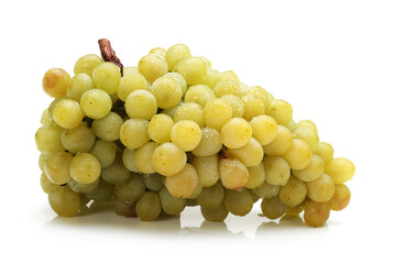 bunch of grapes isolated on white