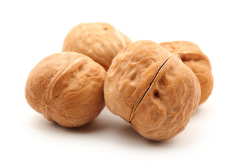 walnut isolated on white background