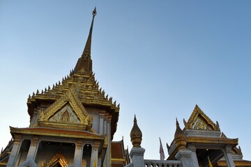 Fototapeta premium Wat Traimit Withayaram Worawihan or also known as “The Temple of the Golden Buddha” located in the Chinatown area of Bangkok, Thailand.