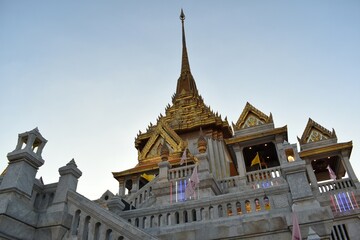 Fototapeta premium Wat Traimit Withayaram Worawihan or also known as “The Temple of the Golden Buddha” located in the Chinatown area of Bangkok, Thailand.