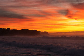 Fototapeta na wymiar Bondi Beach at sunrise, Sydney Australia