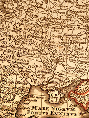 古地図　黒海周辺地域とウクライナ