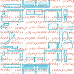 Back to School Seamless Surface Pattern Design