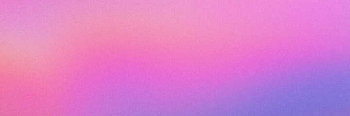 Abstract pastel holographic blurred grainy pink purple gradient banner digital background texture. Colorful digital grain soft noise effect pattern. Lo-fi multicolor vintage retro design.