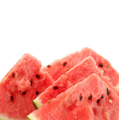 slice of watermelon isolated