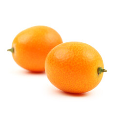 kumquat on a white background