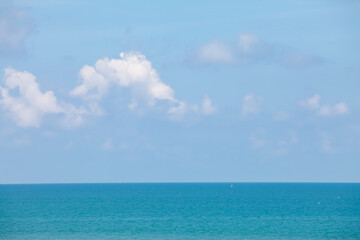 Sea of beautiful clouds in Pattaya, Thailand