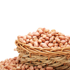 peanuts in a basket