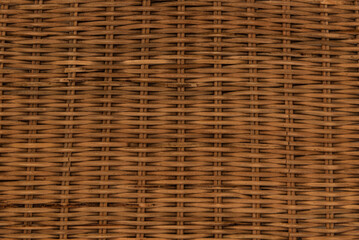 wicker rattan background. pattern