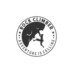 Rock climber logo design inspiration