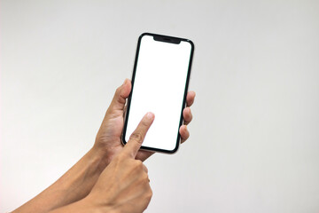 phone in hand