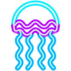 Jellyfish Neon Sign