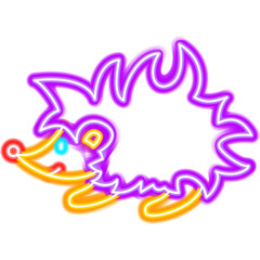 Hedgehog Neon Sign