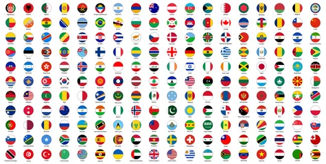 Fotobehang All world countries official national flags © magr80