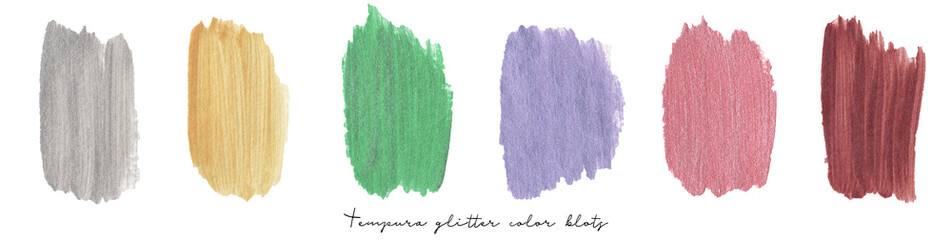 Shimmery gouache.Abstract Hand Paintbrush strokes on Paper. Art Drops Illustration. Gouache brush strokes. Isolated Splash Texture. 