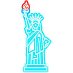 Statue of Liberty Neon Sign - 492175630