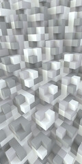 volumetric cubes at different levels. For smartphone