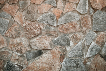 Texture map. natural Stone Wall. Selective Focus. copy space