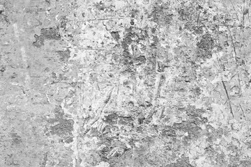 Old rough grey concrete surface texture. Shabby aged damaged gray cement. Abstract grunge background