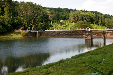 Irrigation canal and floodgate valve