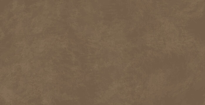 Realistic background, dark brown old wall - Vector