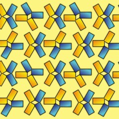 seamless pattern with shapes cube
