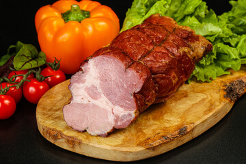 Delicous smoked pork for snack
