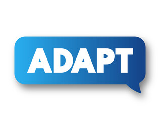 Adapt text message bubble, concept background